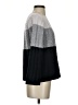 Kinross Color Block Gray Wool Pullover Sweater Size XS - photo 4