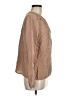Self Contrast Tan Long Sleeve Blouse Size M - photo 4
