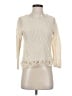 Chico's 100% Cotton Ivory 3/4 Sleeve Top Size Sm (0) - photo 1