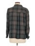 Max Studio 100% Rayon Plaid Green Long Sleeve Button-Down Shirt Size M - photo 2
