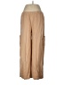 Soft Surroundings 100% Rayon Tan Cargo Pants Size L (petite) - photo 1