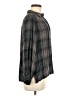 Max Studio 100% Rayon Plaid Green Long Sleeve Button-Down Shirt Size M - photo 4