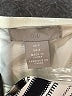 H&M 100% Polyester Stripes Ivory Jumpsuit Size 4 - photo 4