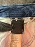 7 For All Mankind Hearts Blue Jeans Size 27 waist - photo 7