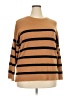 Maurices Stripes Brown Pullover Sweater Size XXL - photo 1