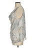 Ann Taylor Factory 100% Polyester Silver Sleeveless Blouse Size S (estimated) - photo 5