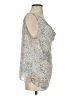 Ann Taylor Factory 100% Polyester Silver Sleeveless Blouse Size S (estimated) - photo 4