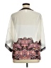 Xhilaration 100% Polyester Ivory Kimono Size XL - XXL - photo 2