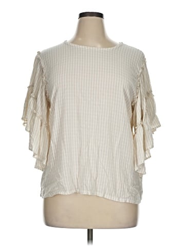 Pilcro 3/4 Sleeve Blouse (view 1)