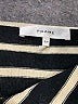 FRAME 100% Cotton Stripes Black Pullover Sweater Size S - photo 7