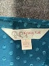 Krazy Kat 100% Polyester Polka Dots Teal 3/4 Sleeve Blouse Size L - photo 7