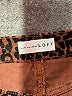 Ann Taylor LOFT Animal Print Black Brown Cords Size 26 waist - photo 4