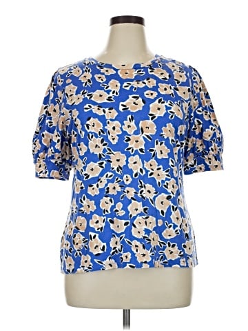 Ann Taylor Short Sleeve Blouse (view 1)