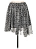 ALLSAINTS 100% Polyester Polka Dots Gray Silver Casual Skirt Size 6 - photo 2