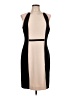 STUDIO by Tahari-Levine Color Block Tan Cocktail Dress Size 10 - photo 1