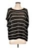 Max Studio Stripes Black Poncho Size L - photo 1