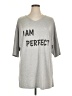Unbranded Gray Short Sleeve T-Shirt Size 0X (estimated) - photo 1