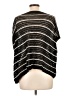 Max Studio Stripes Black Poncho Size L - photo 2