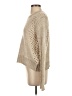 Duffy 100% Cashmere Metallic Tan Cardigan Size S - photo 5