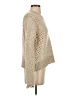 Duffy 100% Cashmere Metallic Tan Cardigan Size S - photo 4