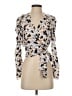 A.L.C. 100% Silk Ivory Long Sleeve Silk Top Size 4 - photo 1
