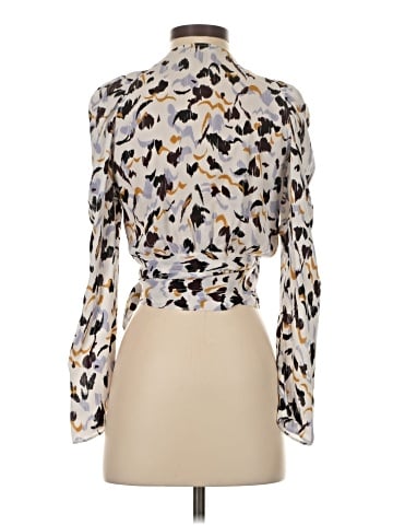 A.L.C. Long Sleeve Silk Top (view 2)