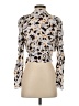 A.L.C. 100% Silk Ivory Long Sleeve Silk Top Size 4 - photo 2