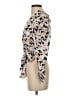 A.L.C. 100% Silk Ivory Long Sleeve Silk Top Size 4 - photo 5