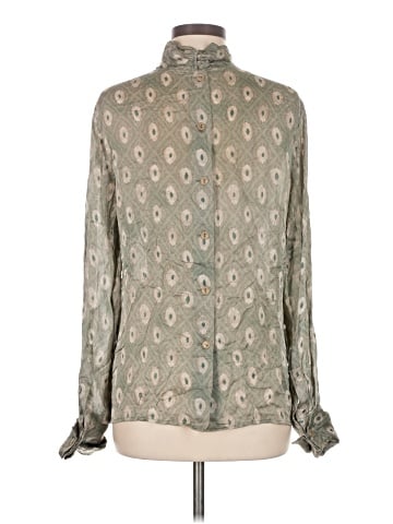 Carlisle Long Sleeve Silk Top (view 2)