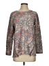 Coldwater Creek 100% Cotton Paisley Gray Pullover Sweater Size XS - photo 1