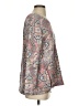 Coldwater Creek 100% Cotton Paisley Gray Pullover Sweater Size XS - photo 4