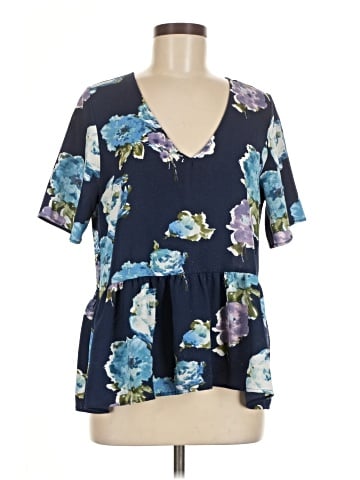 Pink Owl Short Sleeve Blouse (view 1)