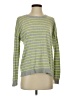 J.Crew Factory Store 100% Cotton Stripes Gray Green Pullover Sweater Size S - photo 1