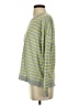 J.Crew Factory Store 100% Cotton Stripes Gray Green Pullover Sweater Size S - photo 5