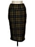 Rainbow Plaid Brown Formal Skirt Size L - photo 2