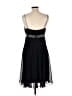 Eva Blue 100% Polyester Black Cocktail Dress Size 12 - photo 2
