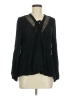 I. Joah Black Long Sleeve Blouse Size M - photo 1