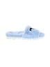 Prada Blue Faux Shearling Sandals Size EU 40 - photo 1