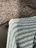 Unbranded 100% Polyester Stripes Blue Pullover Sweater Size S - photo 7