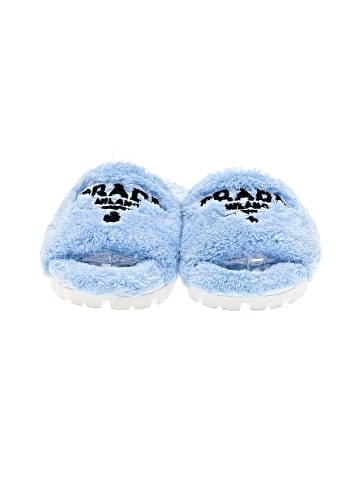 Prada Faux Shearling Sandals (view 2)