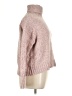 J.Crew Tweed Pink Turtleneck Sweater Size XL - photo 4