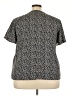 Emery Rose Black Short Sleeve Blouse Size 4X - photo 2