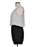 Body Central Polka Dots White Casual Dress Size L (estimated) - photo 5