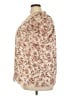 Shein Curve 100% Polyester Floral Ivory Short Sleeve Blouse Size 4X - photo 5