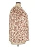 Shein Curve 100% Polyester Floral Ivory Short Sleeve Blouse Size 4X - photo 4