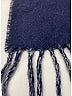 Jacquemus 100% Virgin Wool Black Blue Scarf One size - photo 7