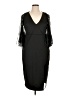 ASOS 100% Polyester Black Cocktail Dress Size 14 - photo 1