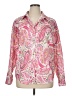Unbranded Paisley Pink Long Sleeve Button-Down Shirt Size XL - photo 1