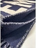 Jacquemus 100% Virgin Wool Black Blue Scarf One size - photo 4