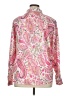 Unbranded Paisley Pink Long Sleeve Button-Down Shirt Size XL - photo 2